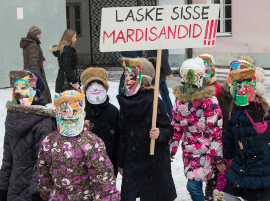 Riigikogu külastasid mardisandid